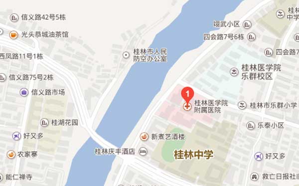 桂林附属医院地理位置